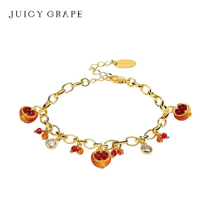 Juicy-Bracelet Ajustable en Émail Plaqué Or group 18K