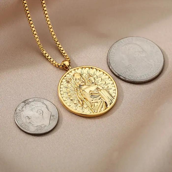 Déesse aphrodite cléopâtre Artemis Athena Hecate collier acier inoxydable mythologie grecque