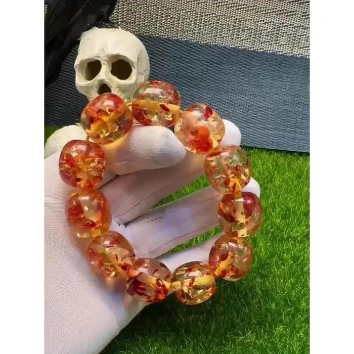 Le nouveau bracelet naren ambre est élégant, simple et élégant.