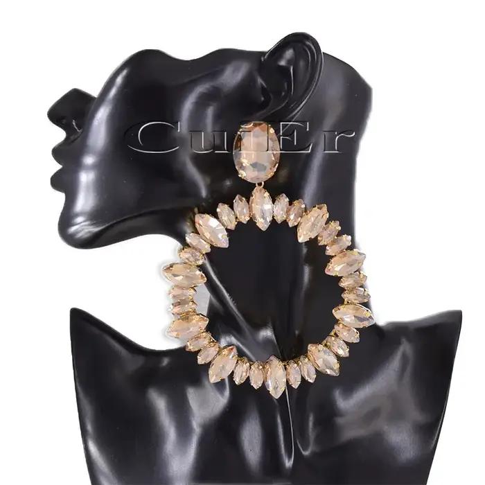 CUIER – boucles d'oreilles couleur Champagne or pour femmes
