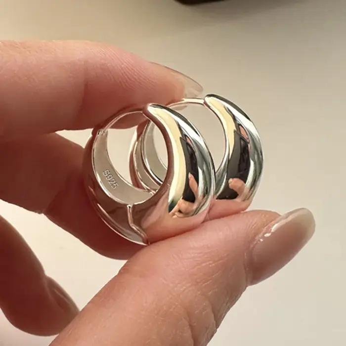 Boucles d'oreilles en argent Sterling 925 pour femmes