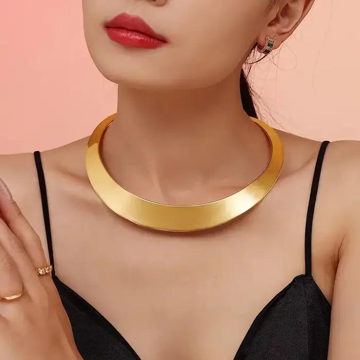 Collier et Boucles d'Oreilles en Acier Inoxydable pour Femme