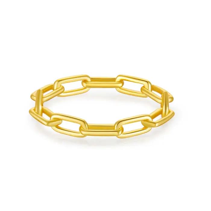ANDYWEN – bague en chaîne en argent Sterling 925 pour femmes
