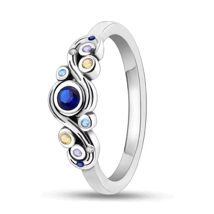 Bague originale en argent Sterling 925 Van Gogh
