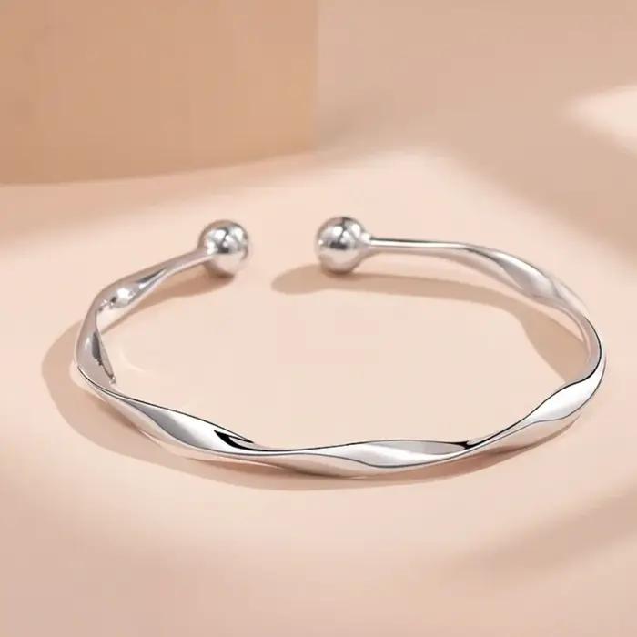 Bracelets porte-bonheur en argent Sterling 925 pour femmes, perles porte-bonheur de luxe de styliste