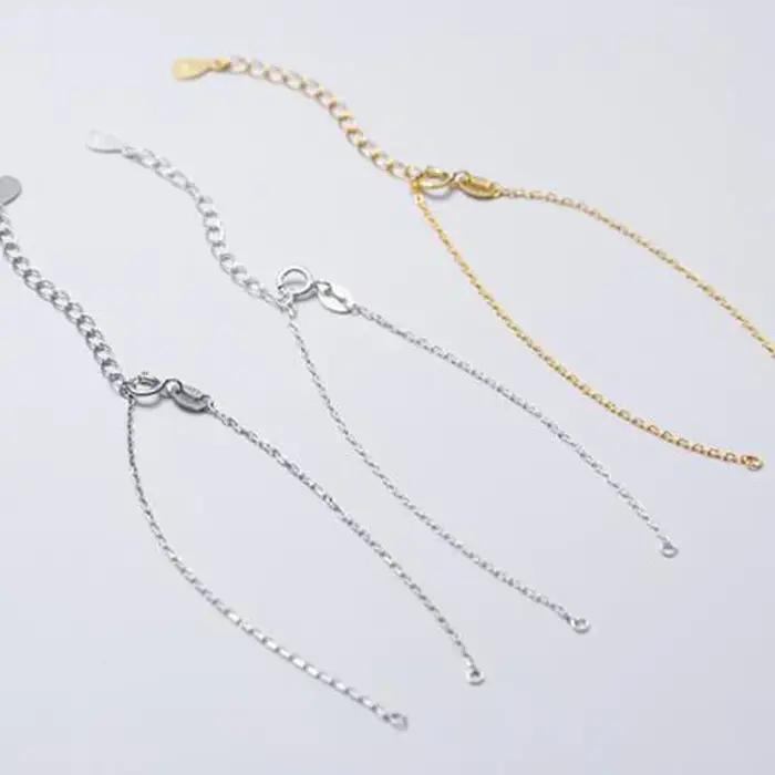 Bracelets de manchette en argent regardé 925 pour perles