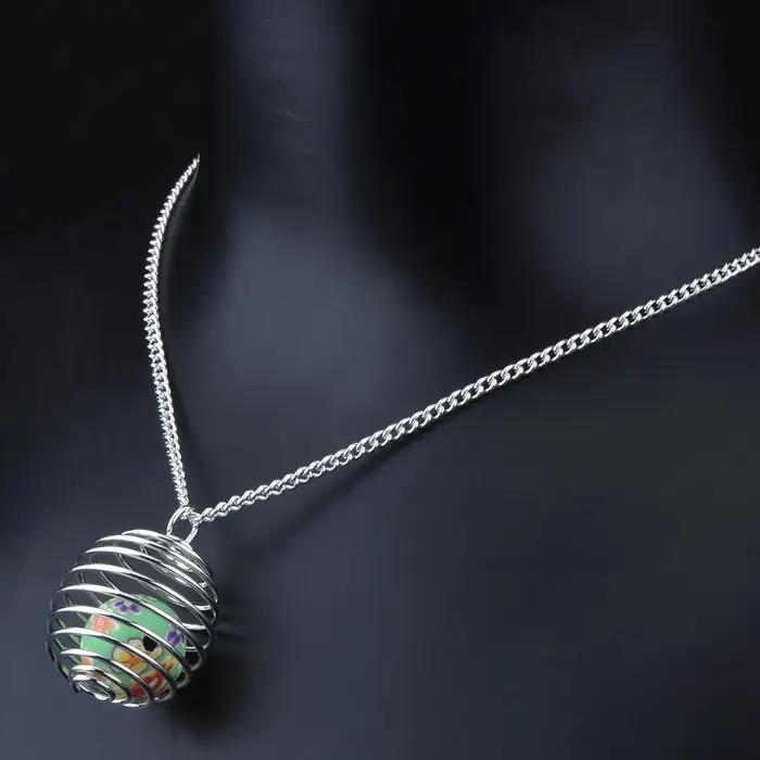 10 pièces 45-61 cm couleur argent 1.5mm O chaîne collier pour hommes femmes bijoux de mode