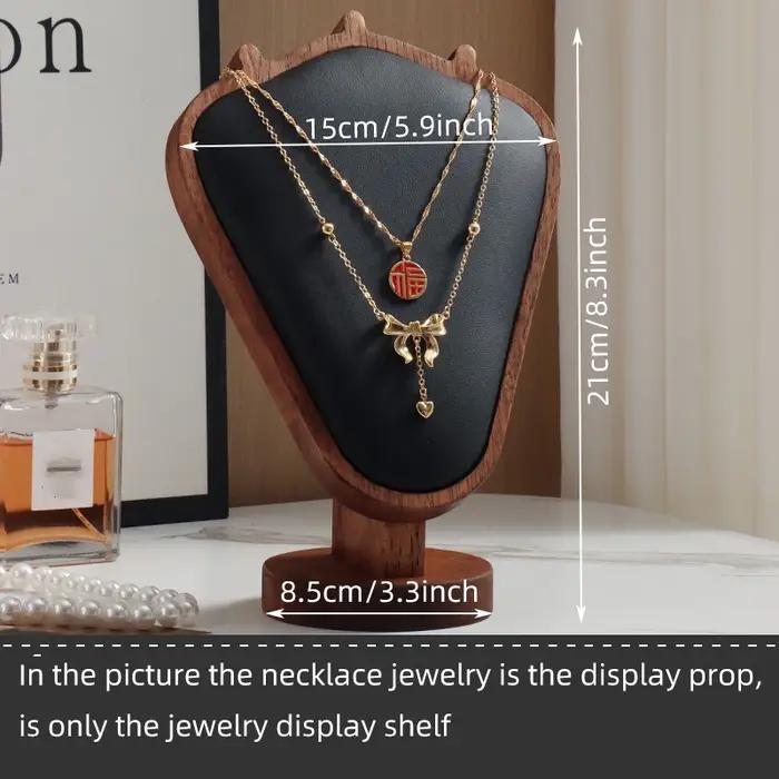 Présentoir à bijoux en bois, support pour colliers, modèle de présentation pour colliers suspendus,