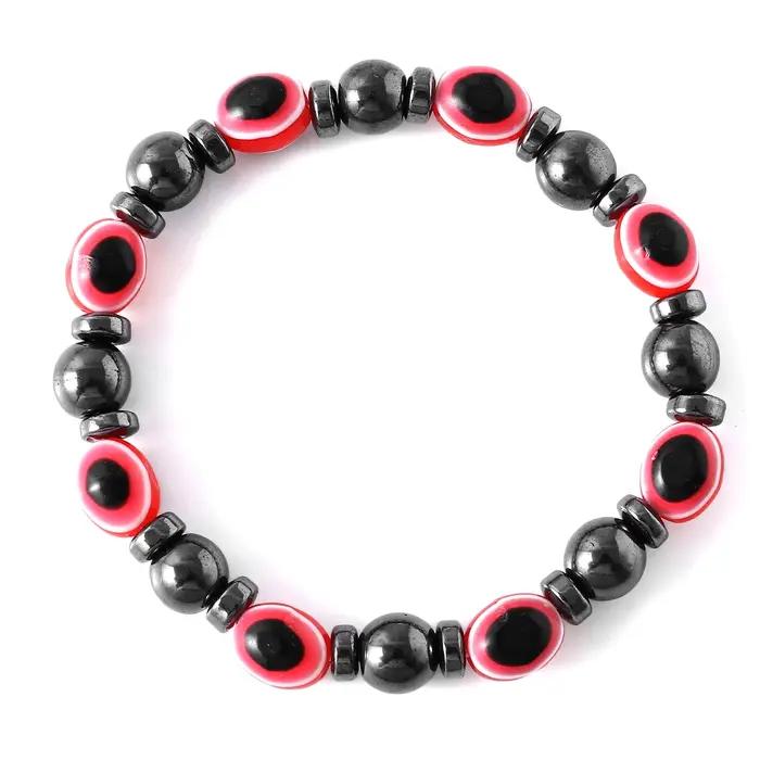 Bracelet turc anti-mal pour hommes et femmes, perles bleues, fait main, avec pendentif papillon, bij