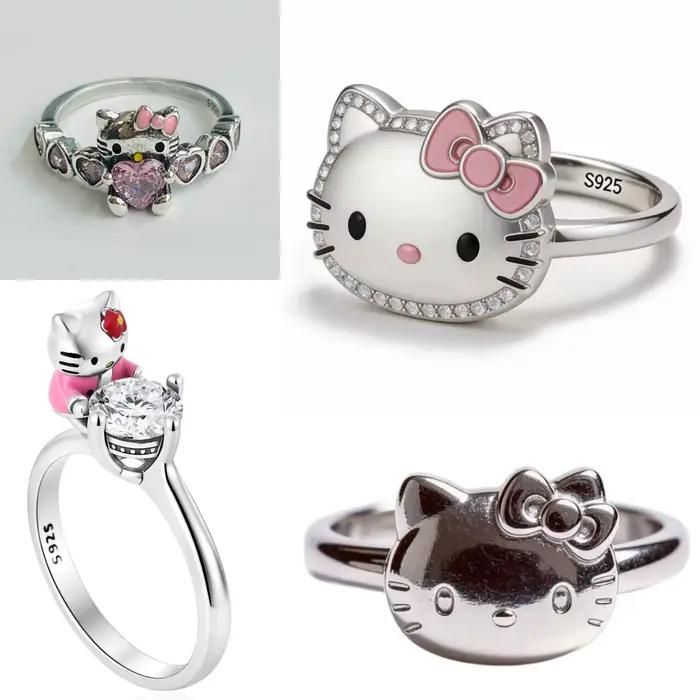 Bague en argent 925 pour femmes, bijoux haut de gamme, cadeau de mariage, accessoires de luxe en cristal, nouvelle collection, offre spéciale