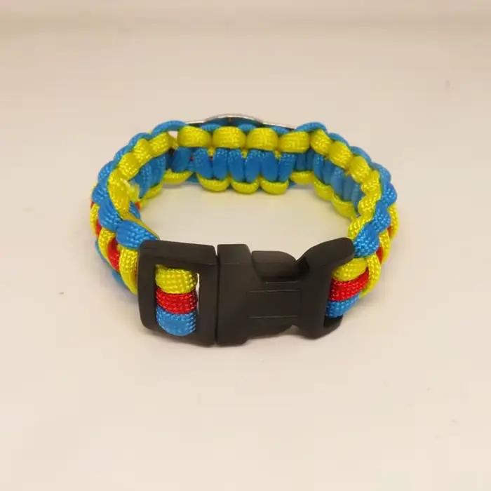 Bracelet drapeau berbère d'amour, breloque faite à la main, paracorde, pour femmes et hommes, bijoux cadeau