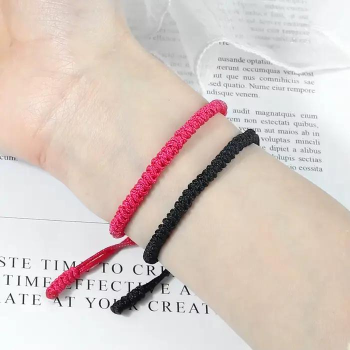 Bracelets tressés faits à la main pour femmes et hommes