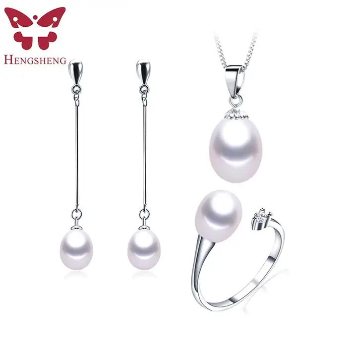 Ensembles de bijoux en perles noires pour femmes