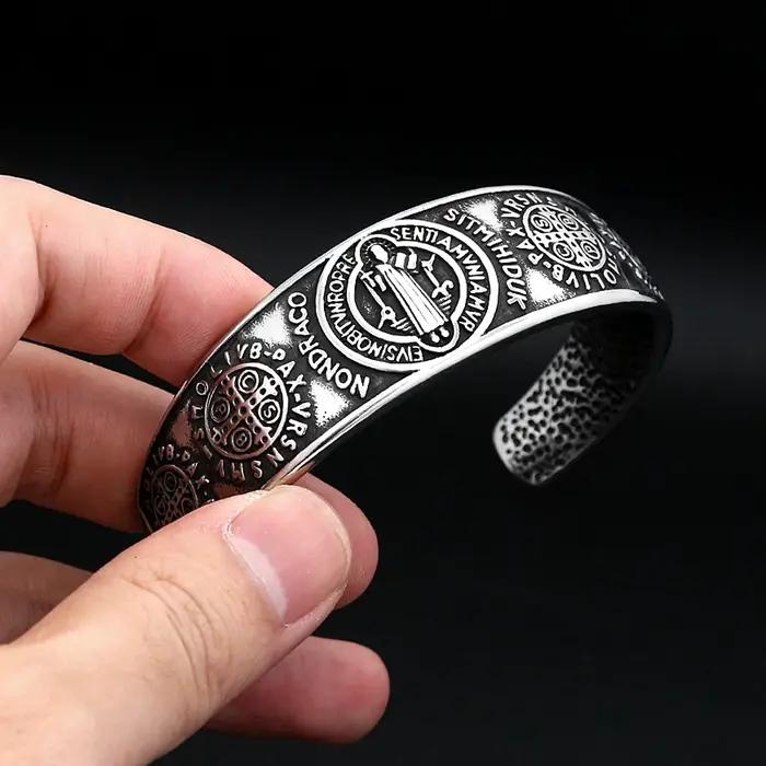 Bracelet exorcisme Vintage Saint benoît pour hommes et femmes