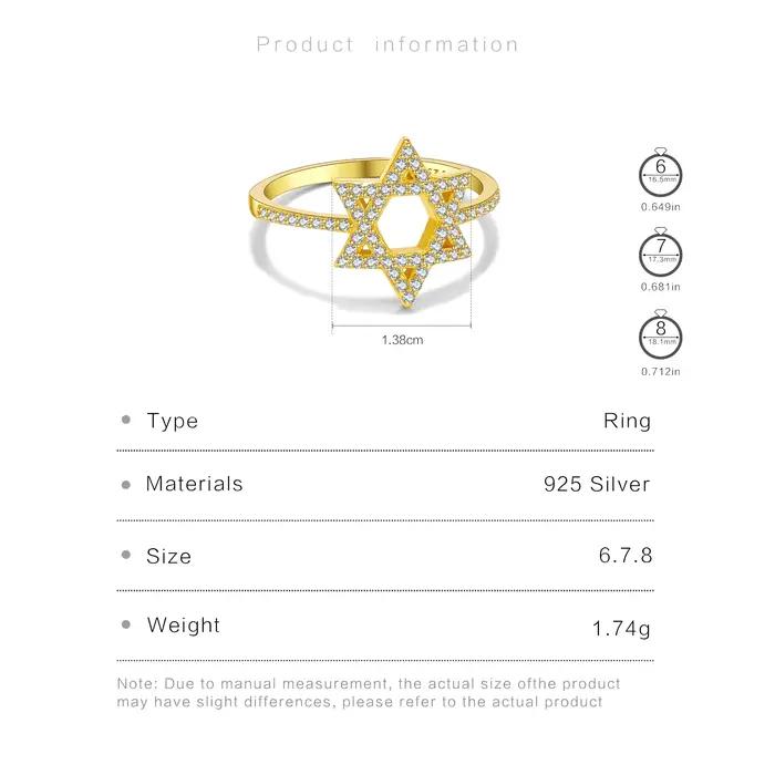 Bague en argent sterling 925 sertie de zircon éblouissant élégante pour femmes occasions spéciales anniversaire soirée fête quotidienne