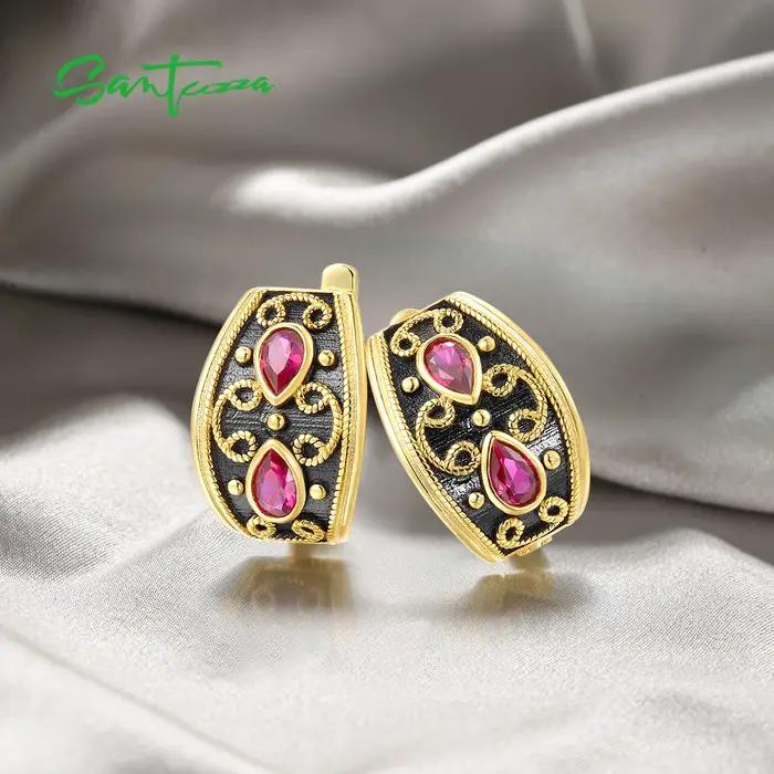 Boucles d'Oreilles en Argent Sterling 925 pour Femme