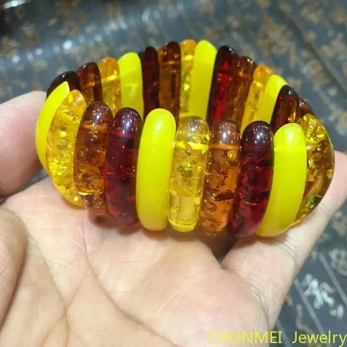 Bracelet amulette perlée élastique pour femme et homme