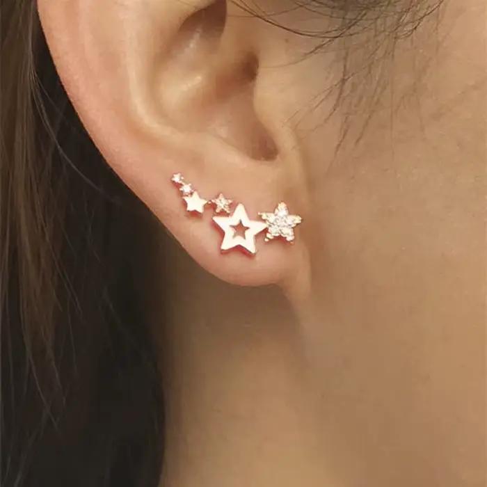 Nouvelles boucles d'oreilles clous imitation perle pour femme