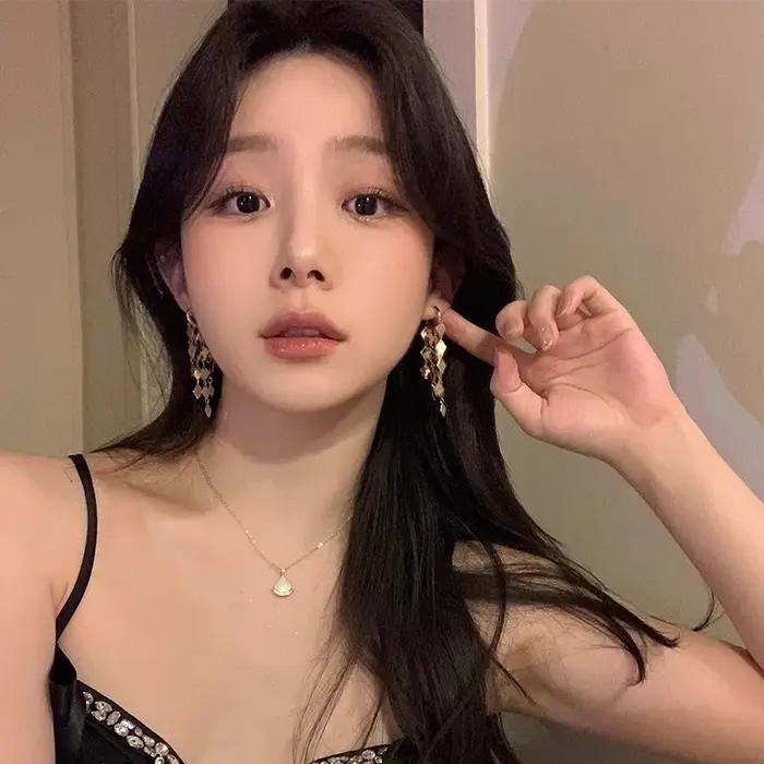 2025 tendance géométrie losange boucles d'oreilles pour femmes mode or argent couleur longs glands boucle d'oreille bijoux cadeaux de fête de mariage