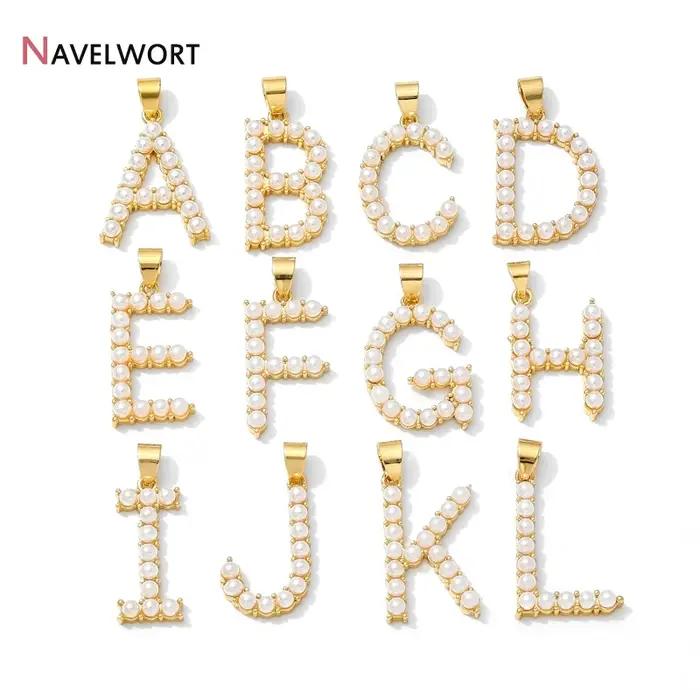 26 pendentifs lettres anglaises pour accessoires de fabrication de colliers