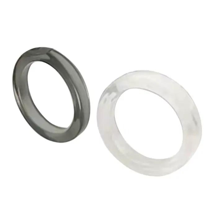 Bagues en résine acrylique pour adolescentes, bijoux empilables mignons, ornement de déclaration, cadeau minuscule, esthétique, 2 pièces