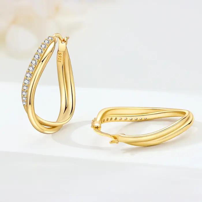 Boucles d'oreilles Orstarry S925 en argent sterling