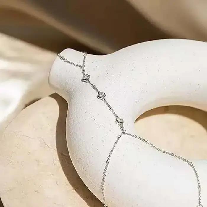 Bracelets en zircon pour femmes élégants et tendance bracelets chaînes et maillons pour femme occasions spéciales tracker d'humeur