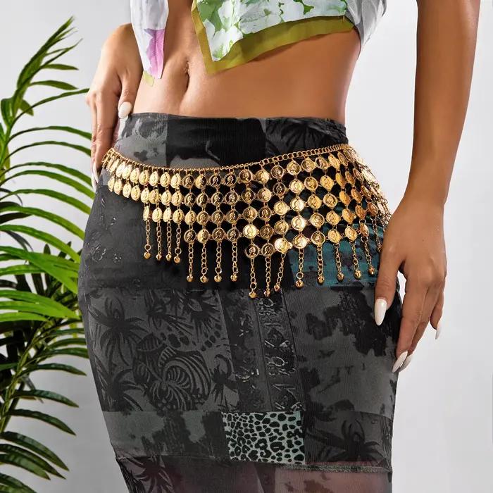 Chaîne de taille sexy Boho Beauty avec pampilles et franges