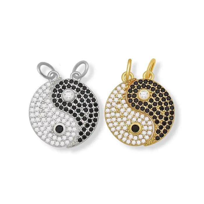 Zunderes-Pendentif à breloque plaqué or pour collier et bracelet