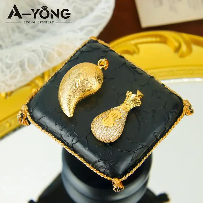 Arabe musulman mode bijoux pendentifs 21k plaqué or turc géométrique collier pendentif marocain femmes mariée mariage