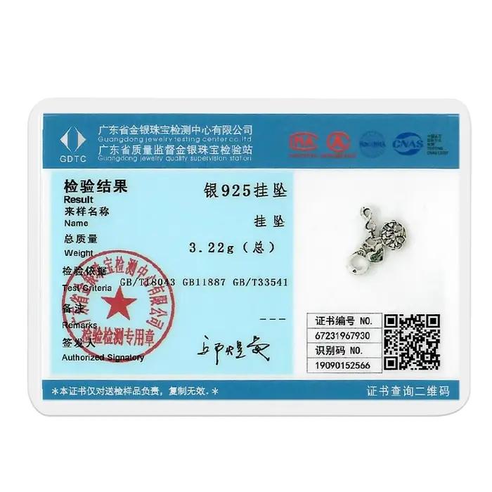 Pendentif à breloques arbre de vie en argent Sterling 925 avec zircone cubique