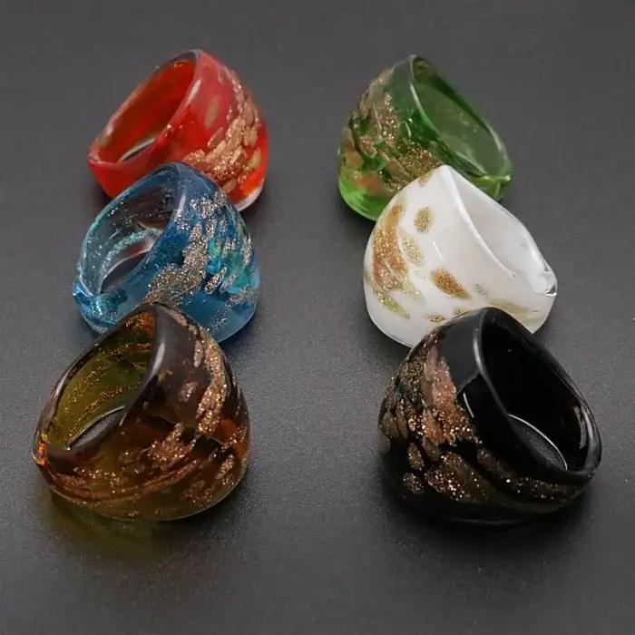 Sands Mur-Bague en verre Speckle Way pour femme