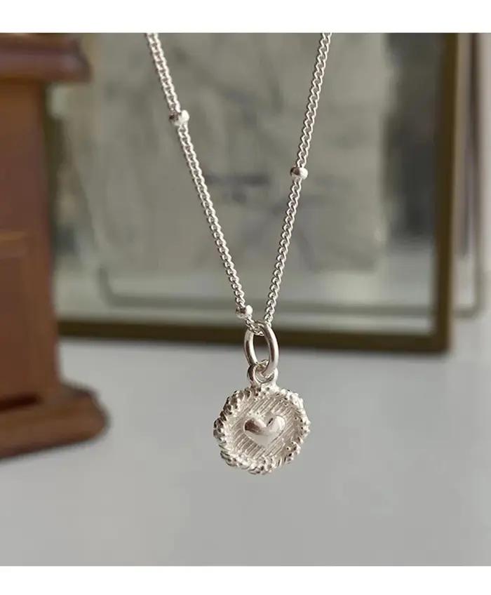 Collier pendentif en argent Sterling 925 pour femmes