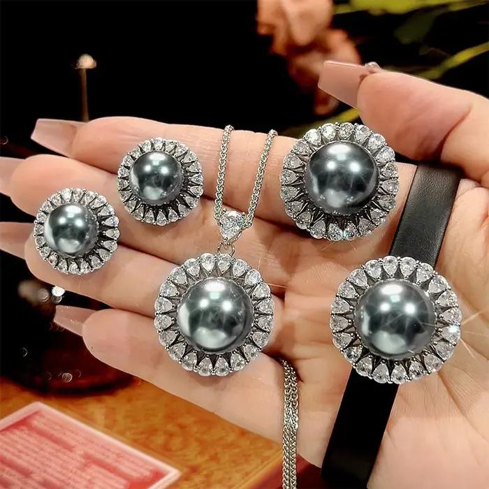 Bijoux en perles de Tahiti noires