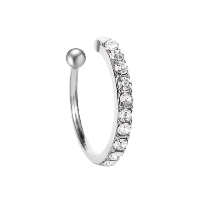 Boucles d'oreilles Helix Cartilage Full Diamond Stud pour femme