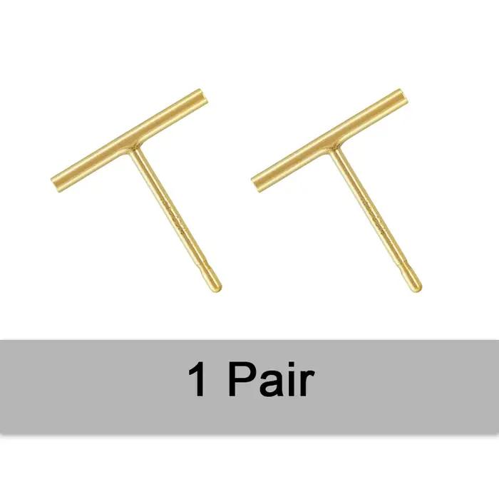 Boucles d'Oreilles Remplies d'Or 14K de 10mm