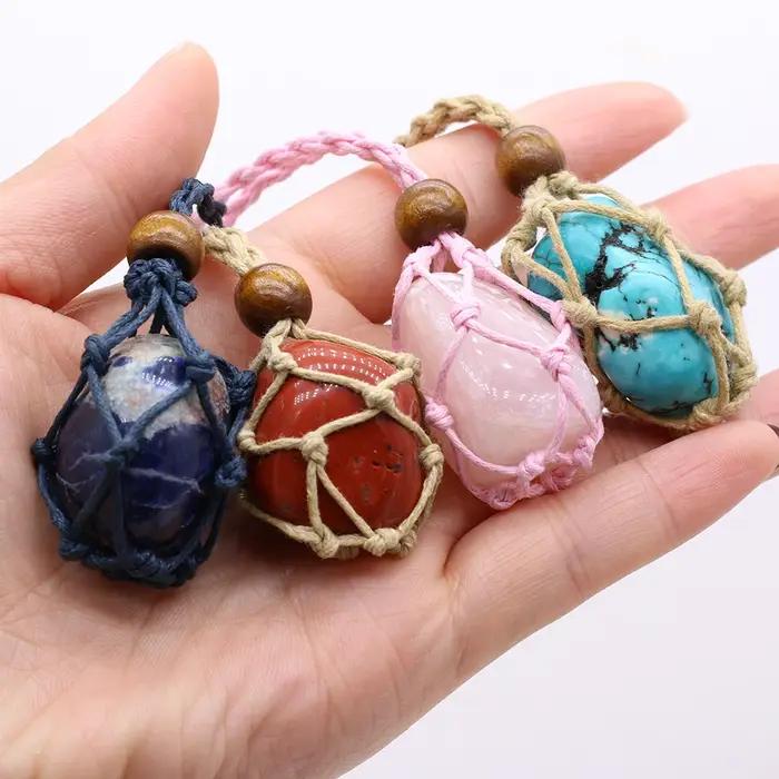 Collier en pierre naturelle originale pour femmes