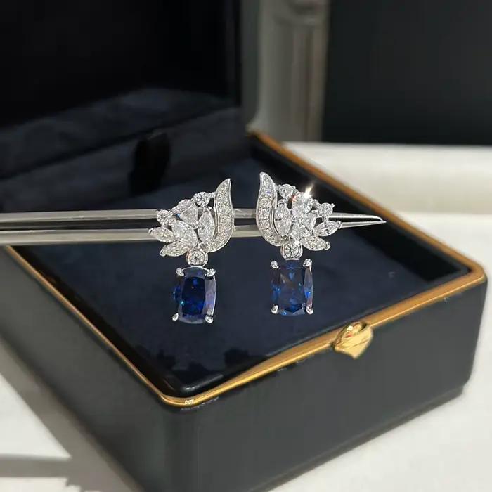 Boucles d'oreilles en argent sterling 925 pur