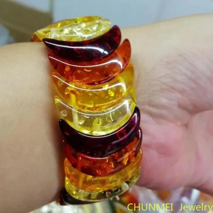 Bracelet amulette perlée élastique pour femme et homme