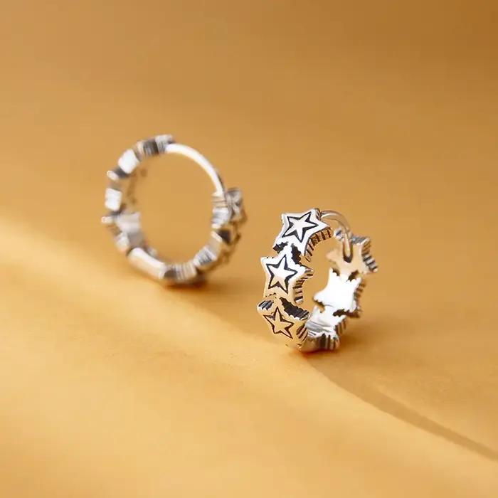 REETI – boucles d'oreilles en argent Sterling 925