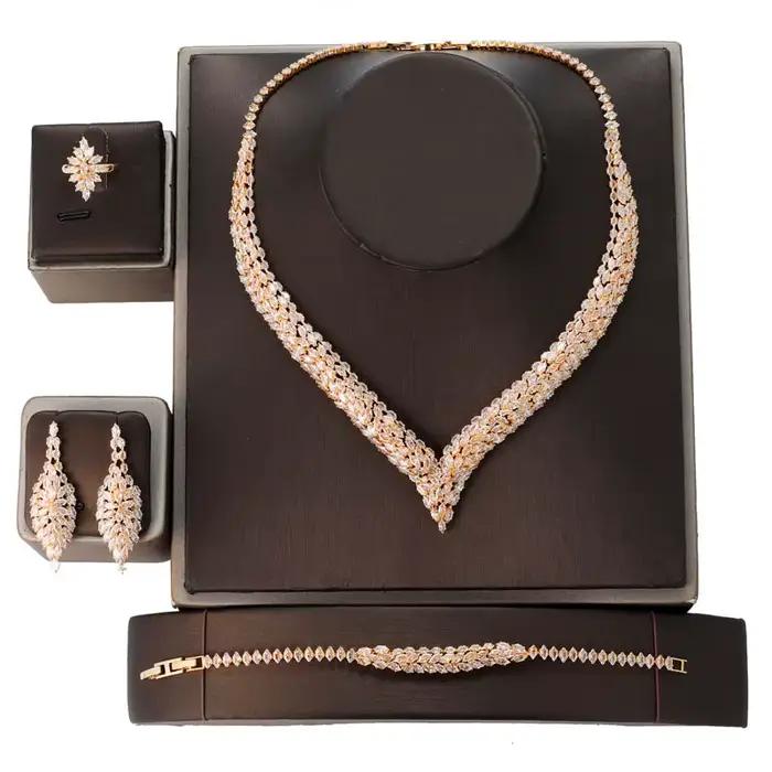 Ensemble de Bijoux Luxueux pour Femme