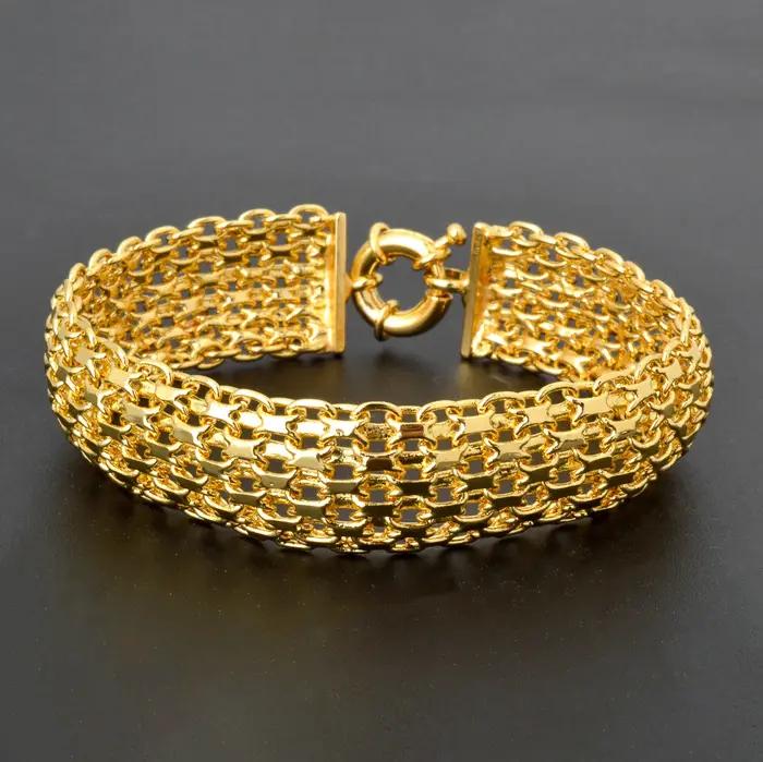 Bracelets de chaîne à maillons en cuivre de dubaï pour unisexe