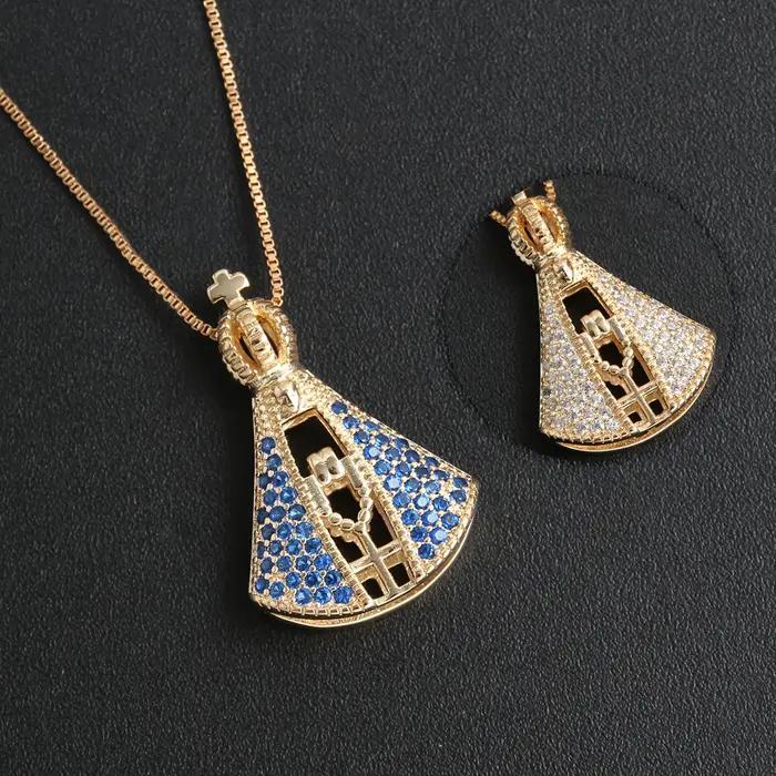 SUNSLL – collier vintage double face plaqué or