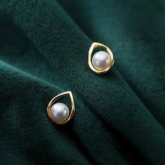 Modian – boucles d'oreilles en forme de goutte d'eau en argent Sterling 100% 925