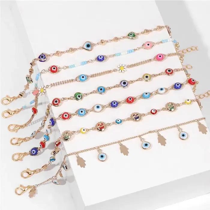 Bracelet à breloques main de Fatima pour femmes
