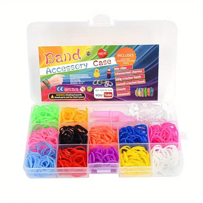 Kit de 500 élastiques pour tisser des bracelets