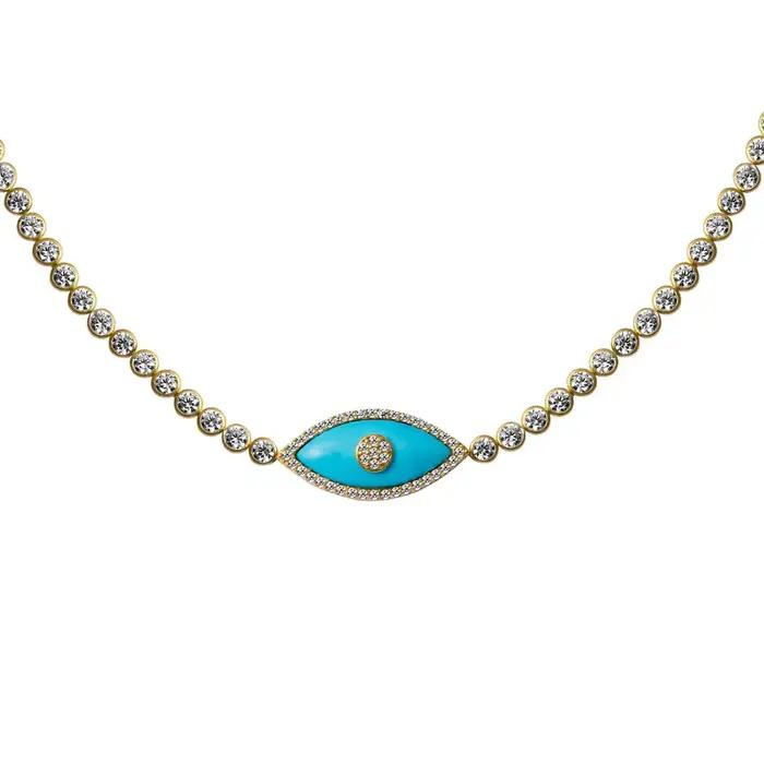 Collier de clavicule en biscuits de luxe gothique avec opale et turquoise pour femmes occasions spéciales partis et anniversaires