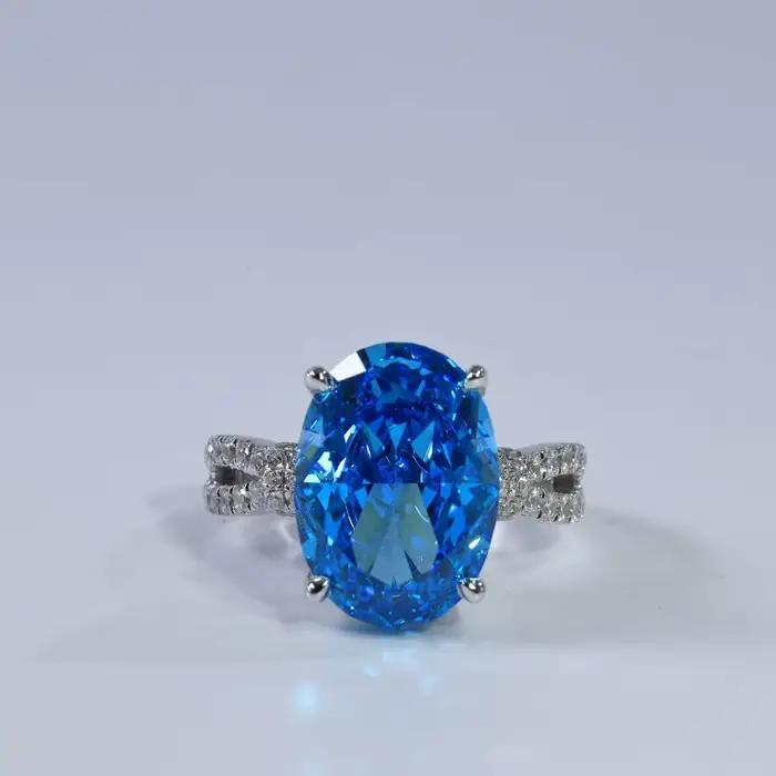 WUIHA – bague de cocktail en argent Sterling 100% 925