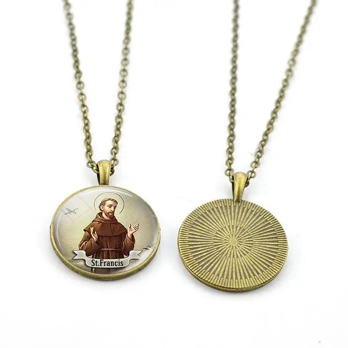 Collier Saint François Patrick Michel Vierge Marie
