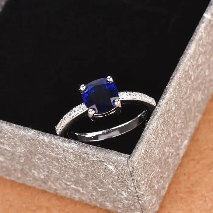 Bague en argent sterling 925 sertie de zirconium blanc élégante à offrir pour femme occasions spéciales soirée soirée romantique mariage anniversaire promotion